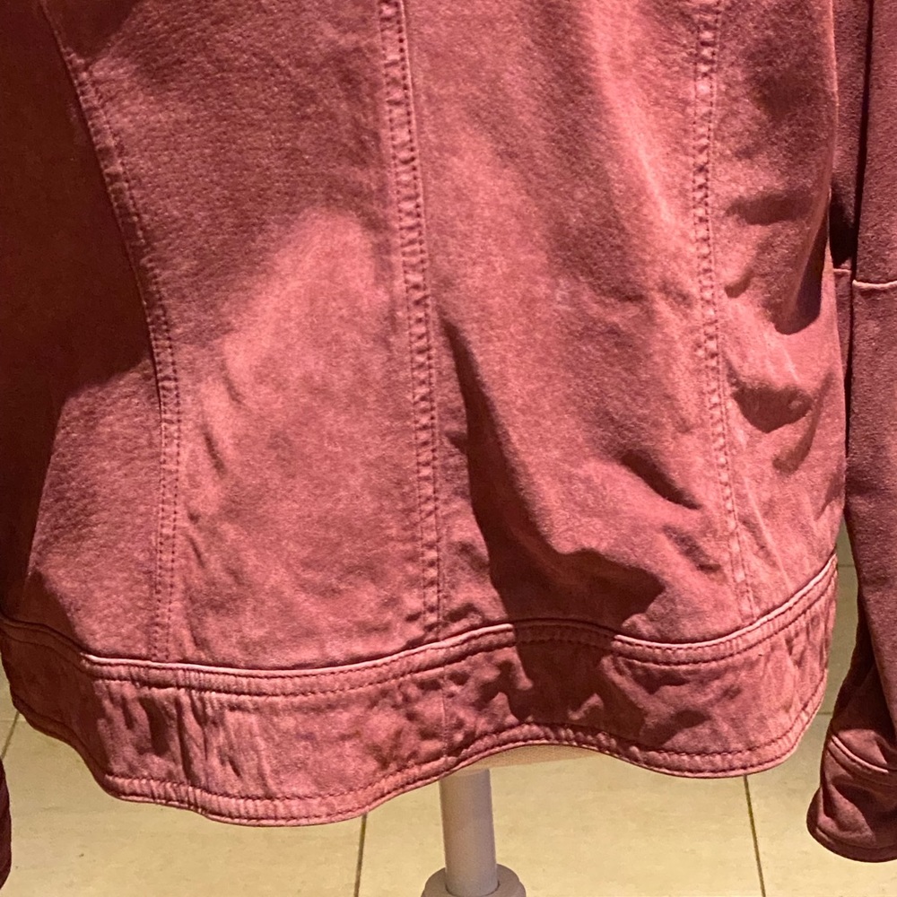 Beat the COLD weather!PRICE DROP Cherokee Leather Washable Jacket Raspberry XXL - Picture 5 of 10